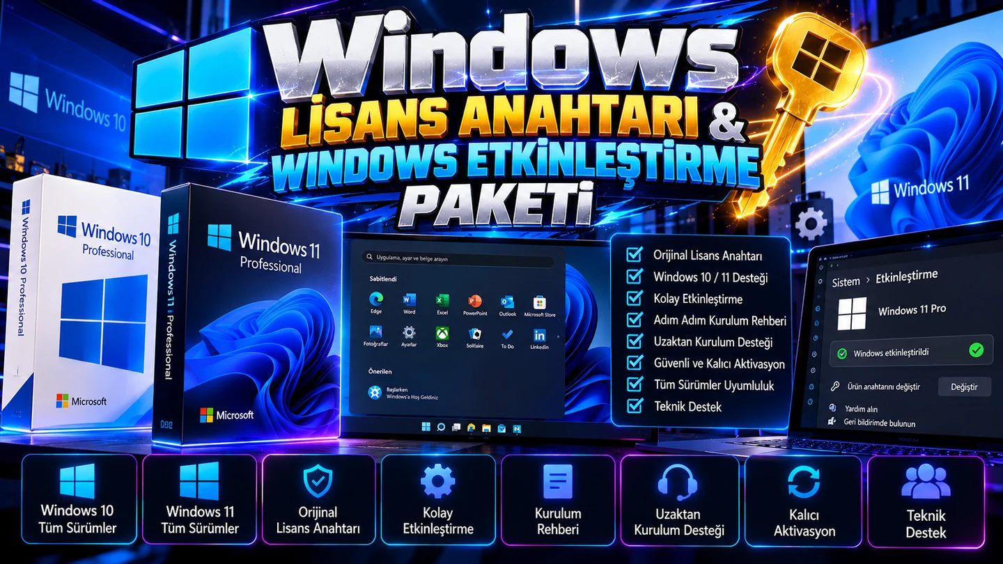 Windows License Key & Activation Pack kapak görseli
